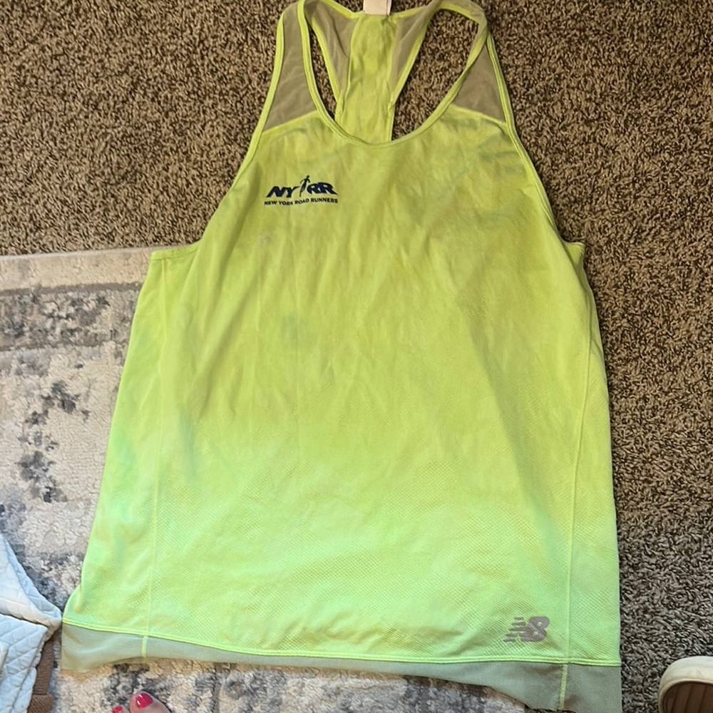 New Balance Lime Green Athletic Tank